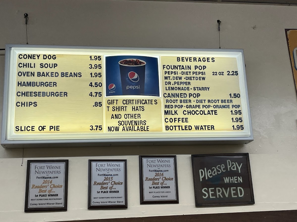 Fort Wayne's Famous Coney Island Menu - Image 2