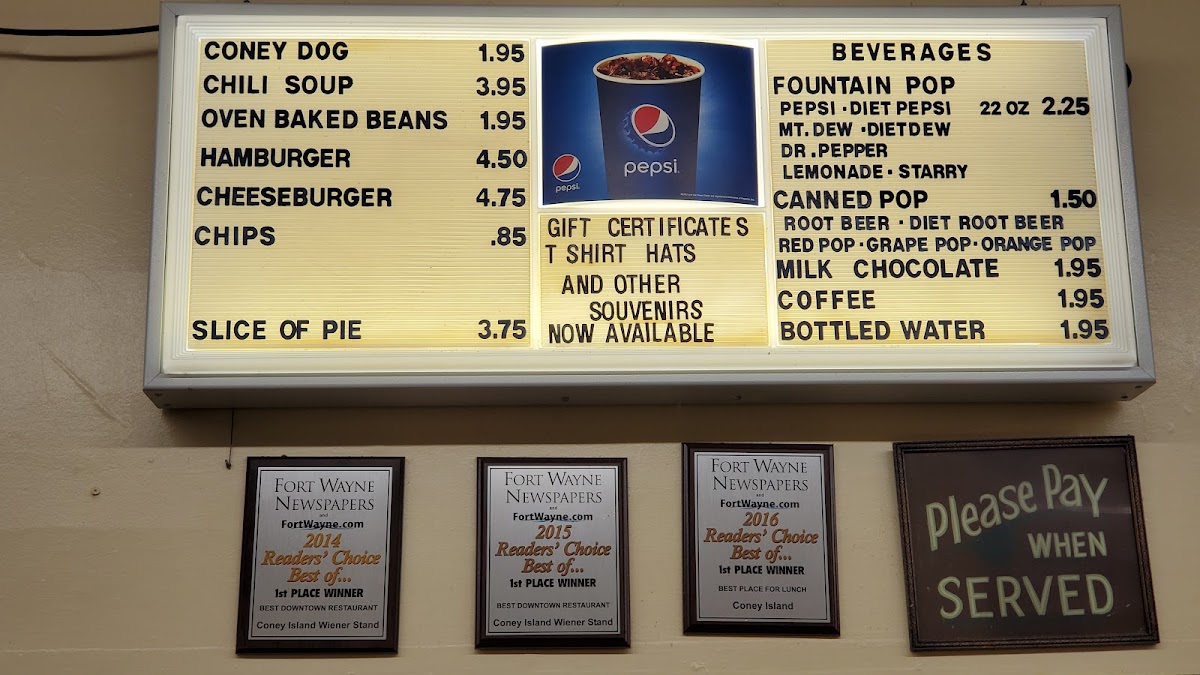 Fort Wayne's Famous Coney Island Menu - Image 4
